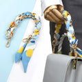 Meetee JMY-057 Small Fresh and Wild Silk Scarf Floral Hand-held Short Chain Bag Accessories