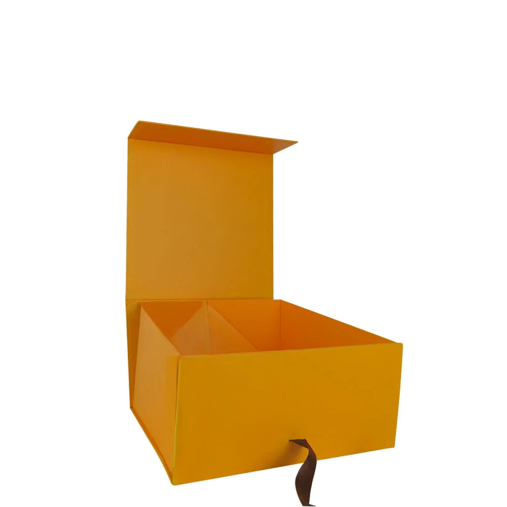 Luxury Rectangle Folding Cardboard Gift Box for Clothing Scarf Towel Packaging Rigid Presentation UV Advantage Foil Embossing