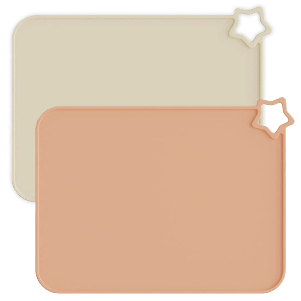 Eco Friendly Food Grade Custom Print Silicone Baby Food Placemat