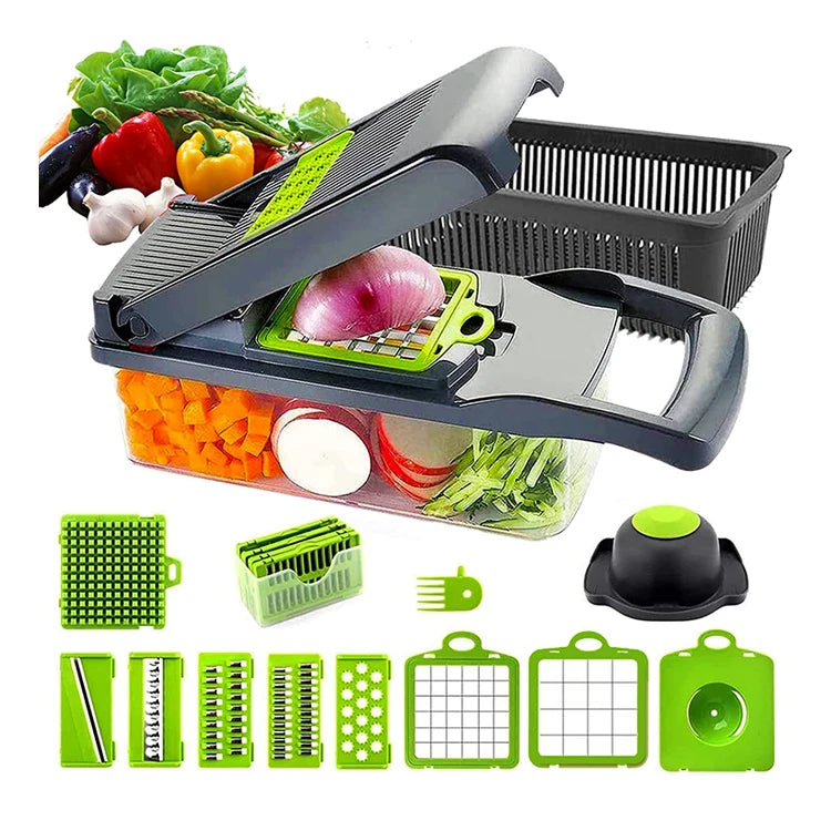 Multifunctional Hand Grater Chopper Vegetable Slicer Spiralizer Mandoline Onion Mixcer Fruit Vegetable Chopper Slicer Dicer