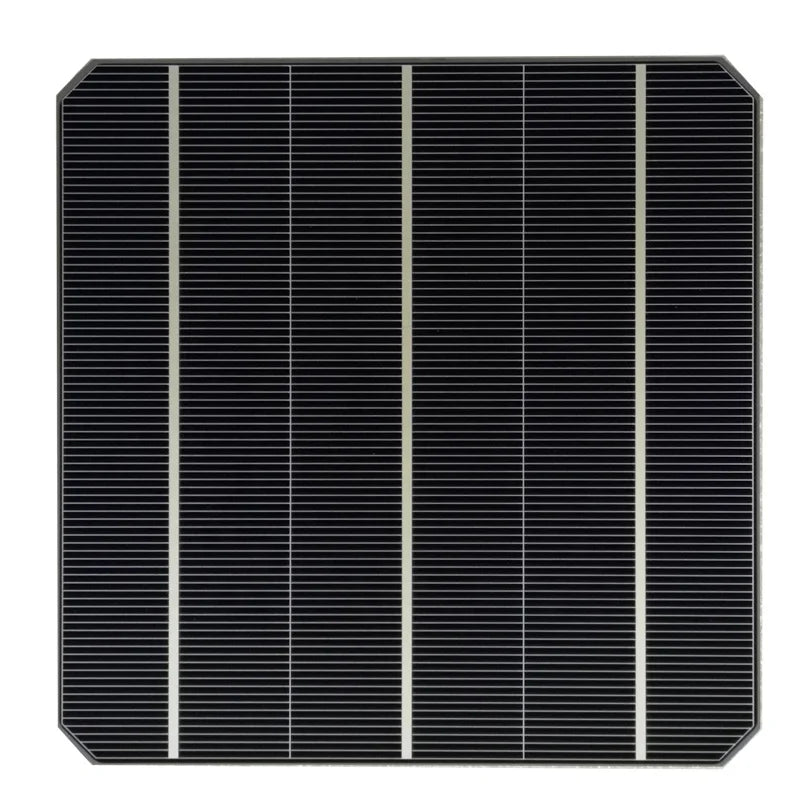 156.75mm Monocrystalline Solar Cell 20.5% Efficiency Custom Cutting Available