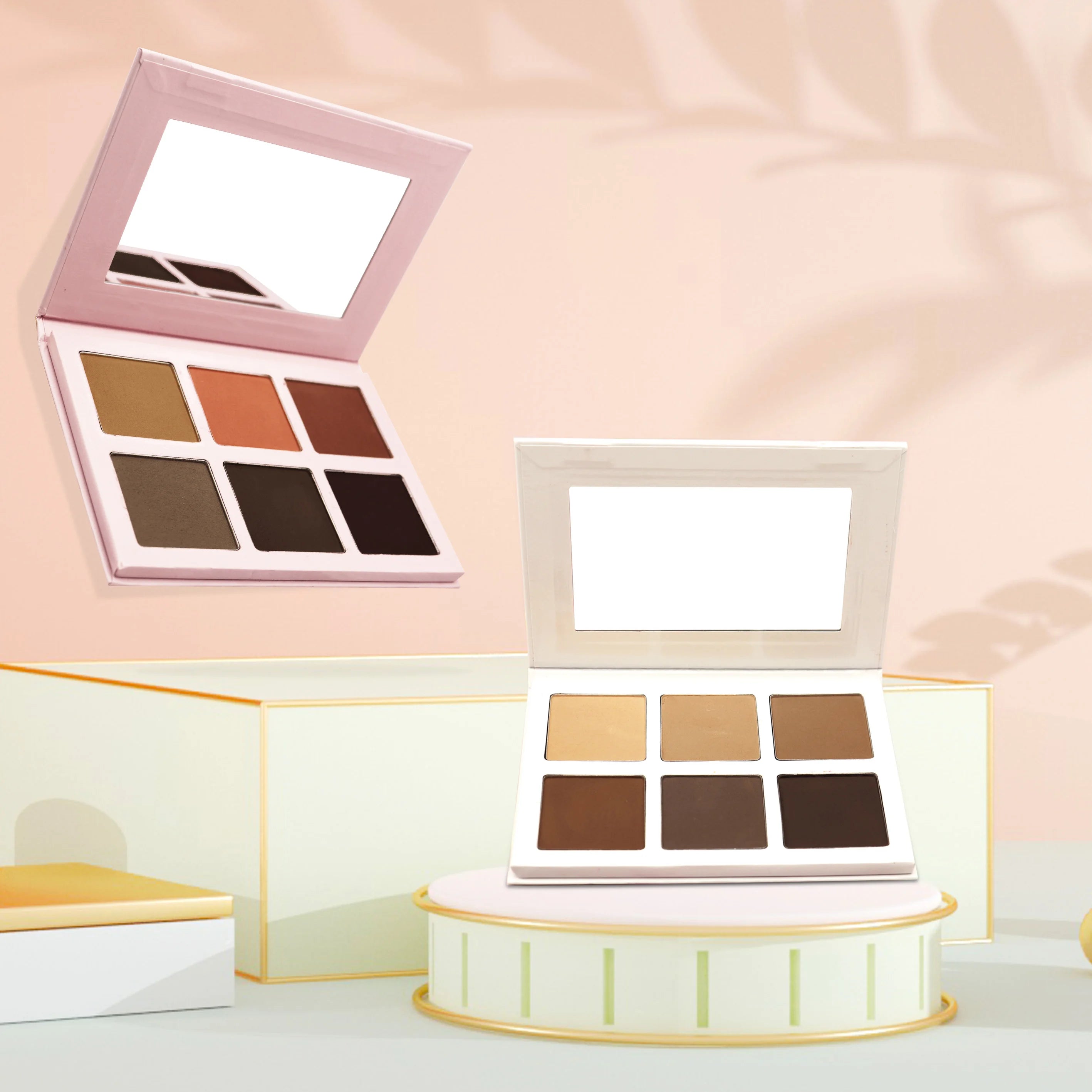 Wholesale Private Label Face Contour Choose Color Palette Makeup ODM Custom DIY Waterproof Velvet Bronze Powder Palette