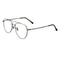 Latest Design Wholesale Custom Metal Double Bridge Blue Light Blocking Glasses