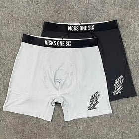 Hot Sale Custom Logo Boxers for Men Breathable Polyester White Mens Underwear Boxers Quick Dry Prints Boxer Briefs
