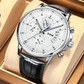 DOM 8623 Fashion Business Men WristWatch Brand Leather Strap Quartz Life Waterproof Analog Watch for Men
