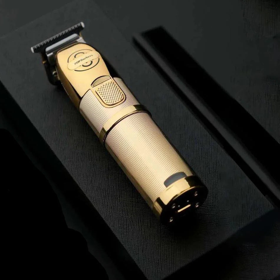 Hot Sale Gold Barber Clippers Professional Salon Gold Hair Cutting Machine Pop Barber Haircutting Electric Hair Trimmer Clippers
