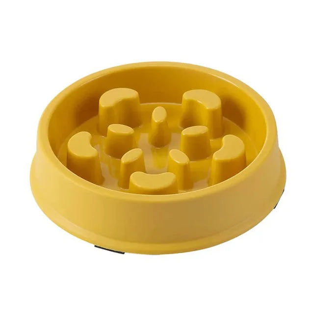 Slow Feeder Dog Bowl Anti Gulping Healthy Eating Interactive Bloat Stop Fun Puzzle Non Slip Cat Dog Slow Food Feeding Pet Bowls
