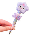 Hot Selling Sanirou Black Cute Dream Laser Melody Cinnamon-Roll Ballpoint Pen Crystal Diamond Rotating Gel Pen Logo Made Paper