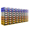 F01- 170*110*55MM 48PCS | Single Tier Desktop Storage Drawer Stackable and Combined for Jewelry Plastic Small Objects Bedding