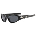 Newest Y2K Ins Style Sunglasses for Men Custom Pink PC Frame UV Protection Sport Cycling Eyeglasses with Sun Glasses