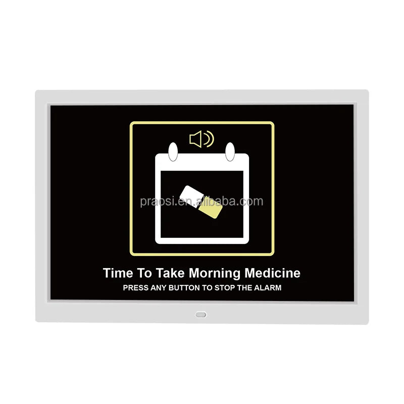 Pros 15 Inch Alarms Medication Reminders Digital Calendar Day Clock Non-Abbreviated Day Month Impaired Vision Memory Loss Clock