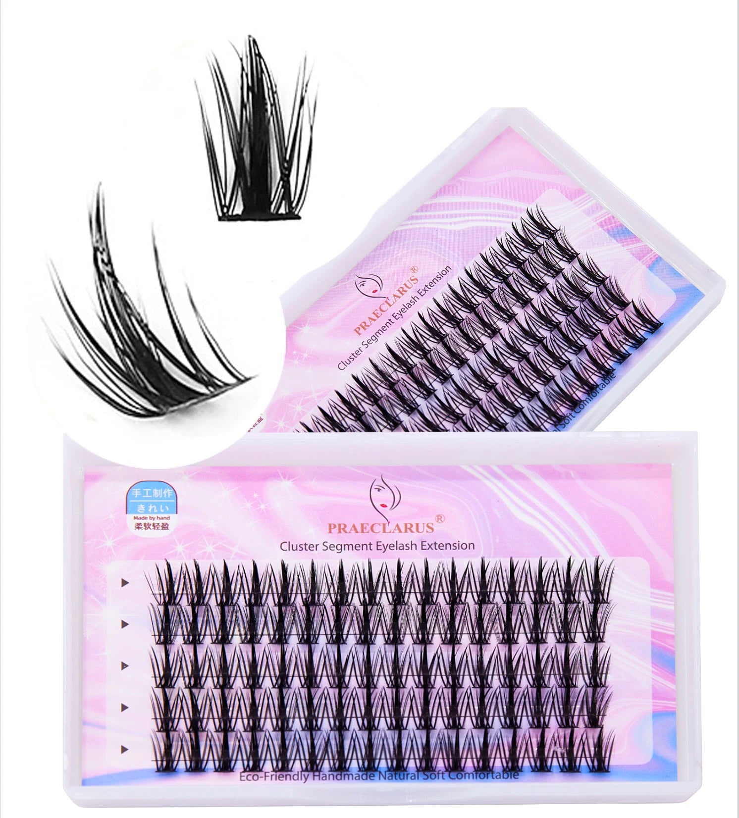 Wholesale Handmade Premade Fan Wheat Spikes Lash Extension Customized Private Label Eyelashes Rows