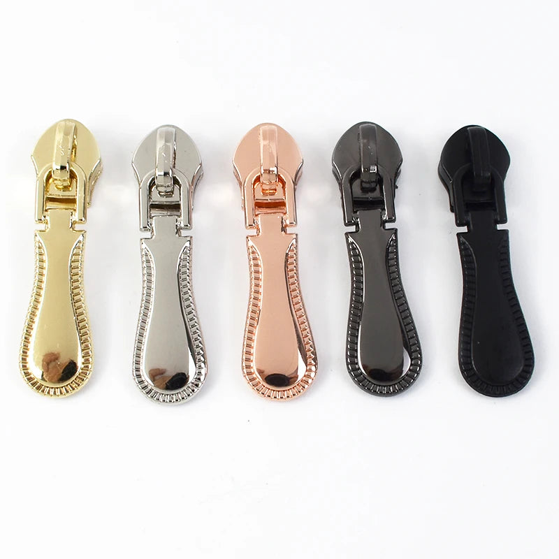 Deepeel ZT185 5# Clothing Accessories Bag Pocket Decorative Coil Zips Handbag Zipper Slider for Nylon Zipper