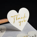 Wholesale Texture Paper Thank You Packaging Foil Stamping Custom Logo Box Sealing Gift Stickers
