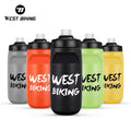 WEST BIKING Bike Outdoor Sport Water Bottle Anti-Silp Design Bike Dust-Proof Double Protection Cycling Bicycle Water Bottle