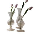 Luxury Art Deco Modern Large Small Clear Round for Borosilicate Glass Handmade Eco-Friendly Tabletop Vase Home Decor