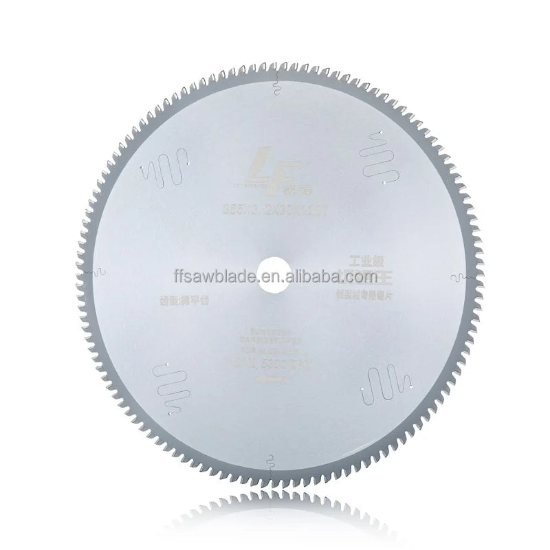 Industrial Grade 10-Inch Sublimation Aluminum Sheet Cutting Circular Saw Blade OEM Customizable White for Aluminum Profiles