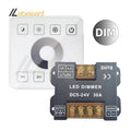 Iron Shell High Power LED Controller DC 5-24V 30A 720W RF Wireless 86 Panel Full Touch Remote Control Single Control Lights