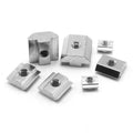 OEM & ODM Service Factory Price Custom Aluminum Profile Accessories Sliding Spring T-nuts