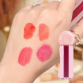 Custom Wholesale Jelly Lip Tint Long Lasting Waterproof  Moisturizing Lip Gloss Fruit Liquid Lip Gloss Private Label