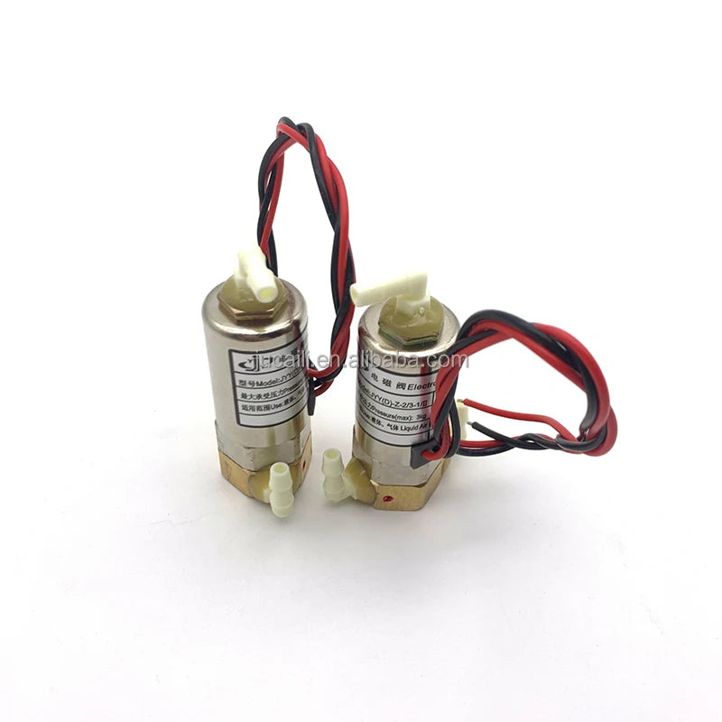 Jucaili JYY Solenoid Valve 3 Ways 24V Electric Valve for Infinity Challenger Phaeton Zhongye Inkjet Printer JYY(D)-Z-2/3-1/II