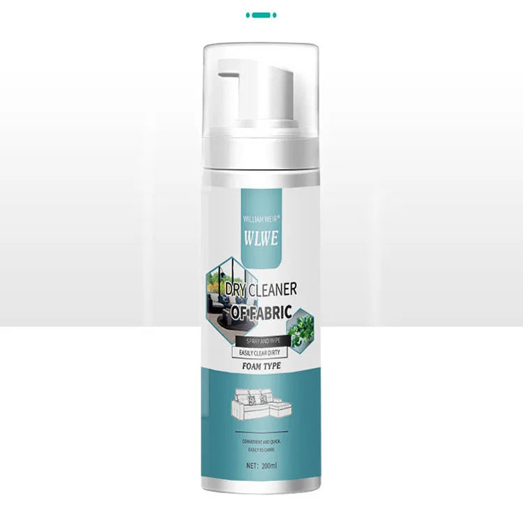 Stain Removal Oil Stain Clothes Cleaner Water-free Household Cleaning Spray Foam Dry Cleaning Agent for Fabric Sofa