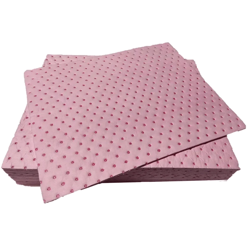 Liquid Spill Control Customized Color Chemical Absorbent Pads 100% Polypropylene 5kg