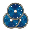 4.5" Hot Pressed Sintered Mesh Turbo Diamond Circular Saw Blade Dry or Wet Diamond Cutting Disc for Hard Material