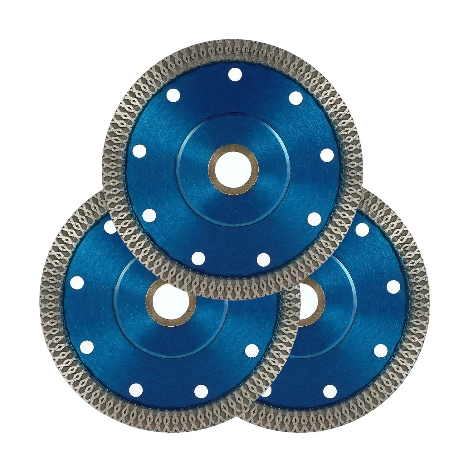 4.5" Hot Pressed Sintered Mesh Turbo Diamond Circular Saw Blade Dry or Wet Diamond Cutting Disc for Hard Material