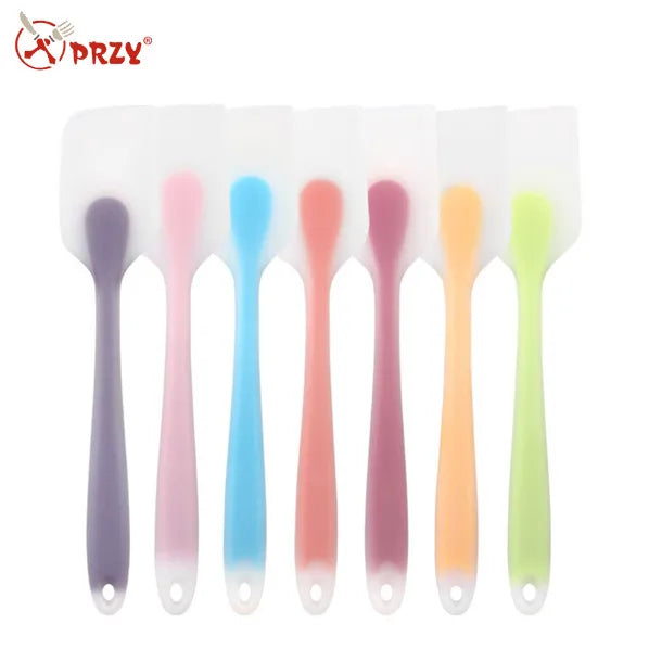Silicone Cream Spatula Baking Tool Small Translucent Scraper