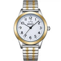Wholesale Price 18mm Alloy Luxury Water Resistant Expansion Watch Bands for Women with Glass Dial