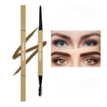 Private Label Small Size Retractable Multi-Function Eyebrow Pencil Brush Waterproof Long Lasting Gold Bar Vegan Mineral 6 Shades