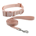 Pet Accessories Summer Training Collar & Leash Solid High Qunylon Adjustable Macaron Nylon Polyester Personalized Pet Cat Dog