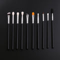 IPRESTA Private Label High End Personalized Hair 10pcs Eyeshadow Makeup Brush Set