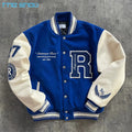Custom Designer Embroidery Logo College Jackets Casual BaseballJacket Letterman Coat Unisex Varsity Jackets Men