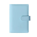 Custom A6 Luminous Skin-feel Macaron Spiral Agenda Planner 6 Rings Loose-leaf Budget Binder Glow in the Dark Budget Planner