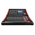 Paulkison D16 Digital Audio Mixer with Touch LCD Display Black Sound Card & Recording Interface