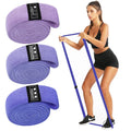 Power Fitness Wholesale Long Strong Fit Belt Light/Medium/Heavy Resistance 200*4cm Resistance Bands