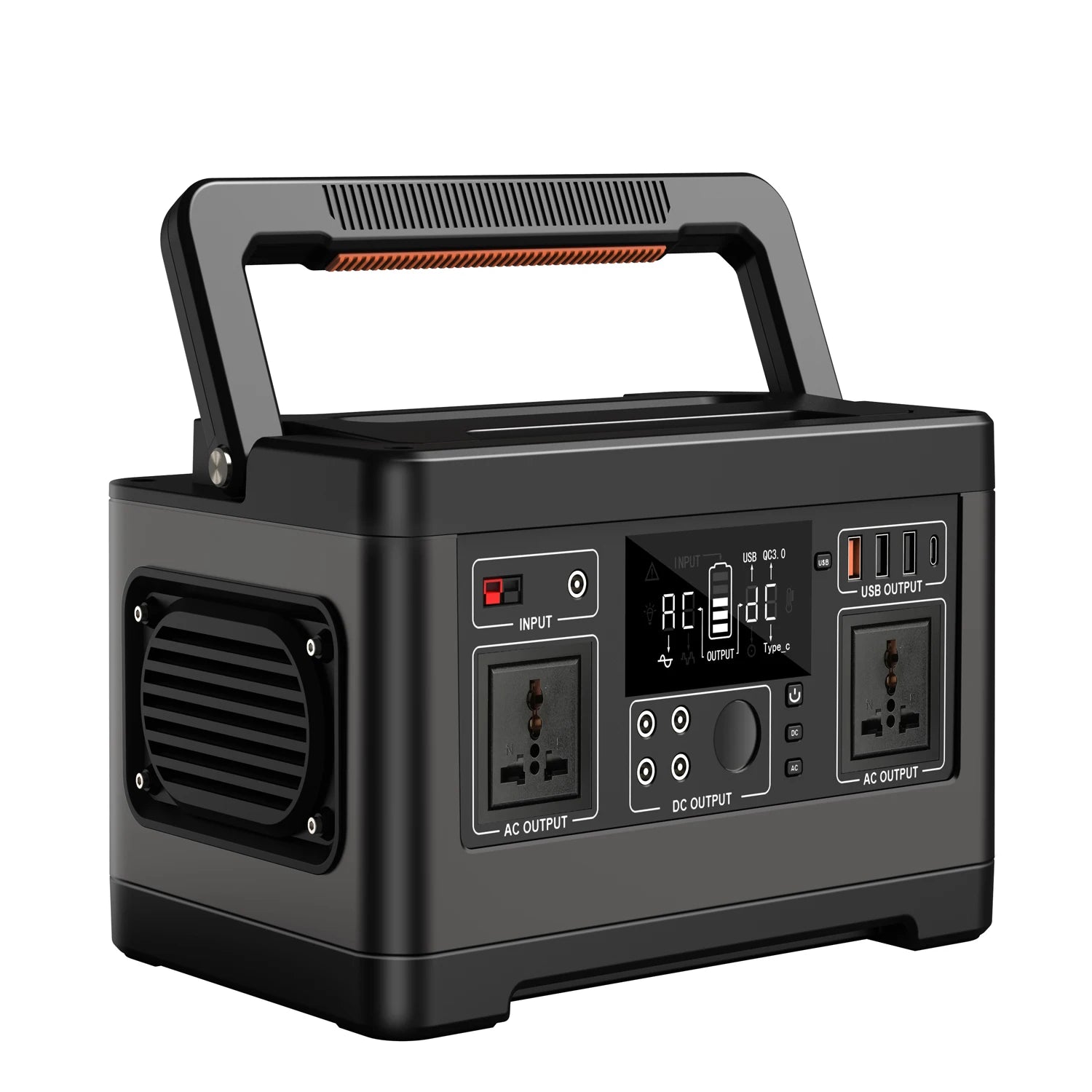 Outdoor /Indoor Emergency Storage AC DC Power Station 2000w 500W 600W 1000W Portable Solar Ac Power Bank 220v 110v 100v 120v