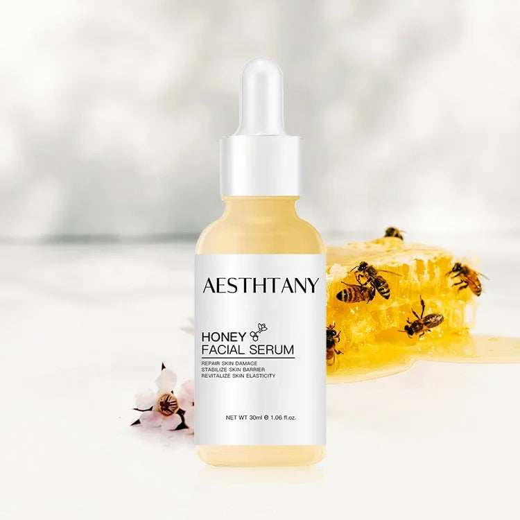 ODM OEM Private Label 30ml Skincare Natural Organic Honey Moisturizing Hydrating Face Serum for Sensitive Skin