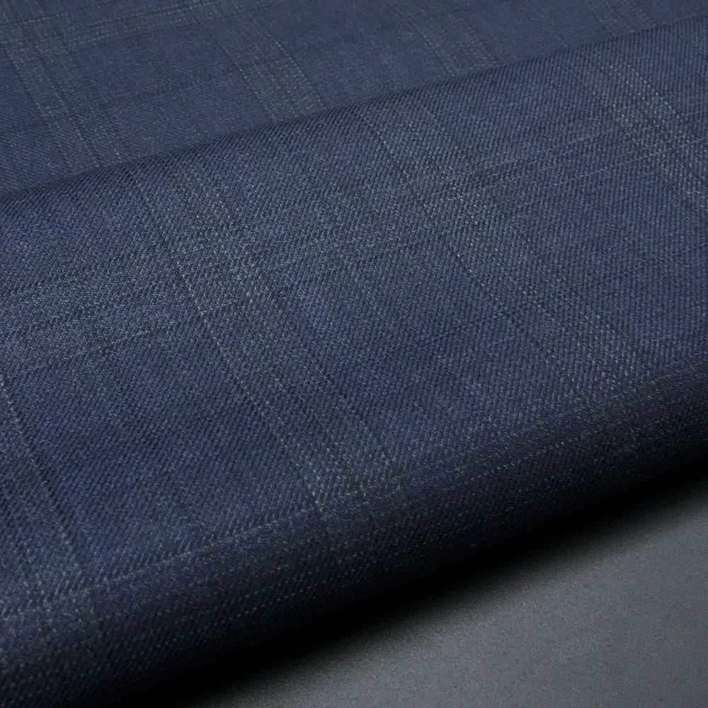 Classic RTS 70%W 30%P Wool Polyester Blend Fabric for Men's Suits Yarn-Dyed Worsted Merino Wool for Jackets
