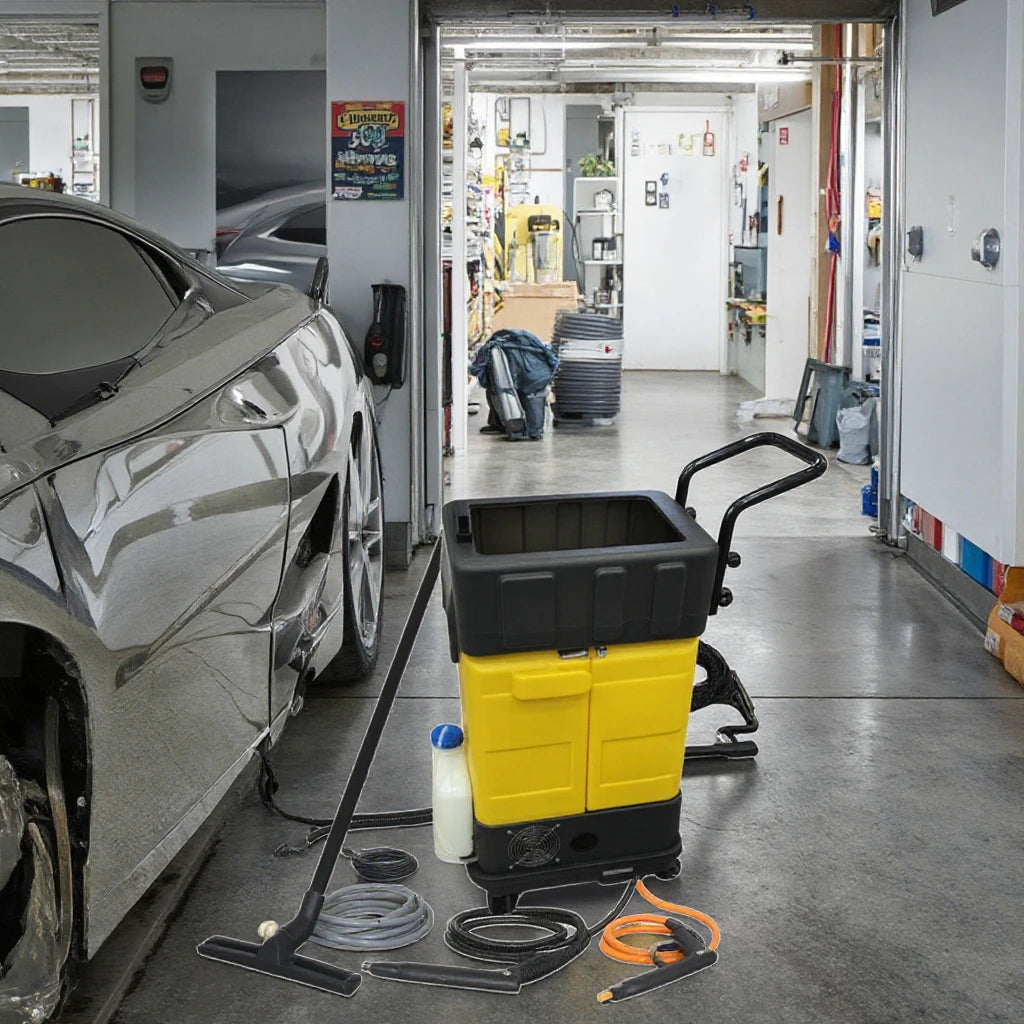 New Electric Mobile Car Wash Equipment Multi-Function Electric Floor Washer Pressure Cleaner Core Motor Components Car Cleaning