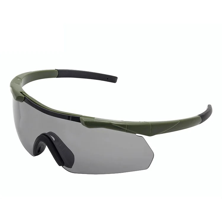Tactical Sunglasses UV400 Protection Interchangeable Polarized Lenses Ballistic Hutting Glasses Outdoor Shooting Safety Goggles