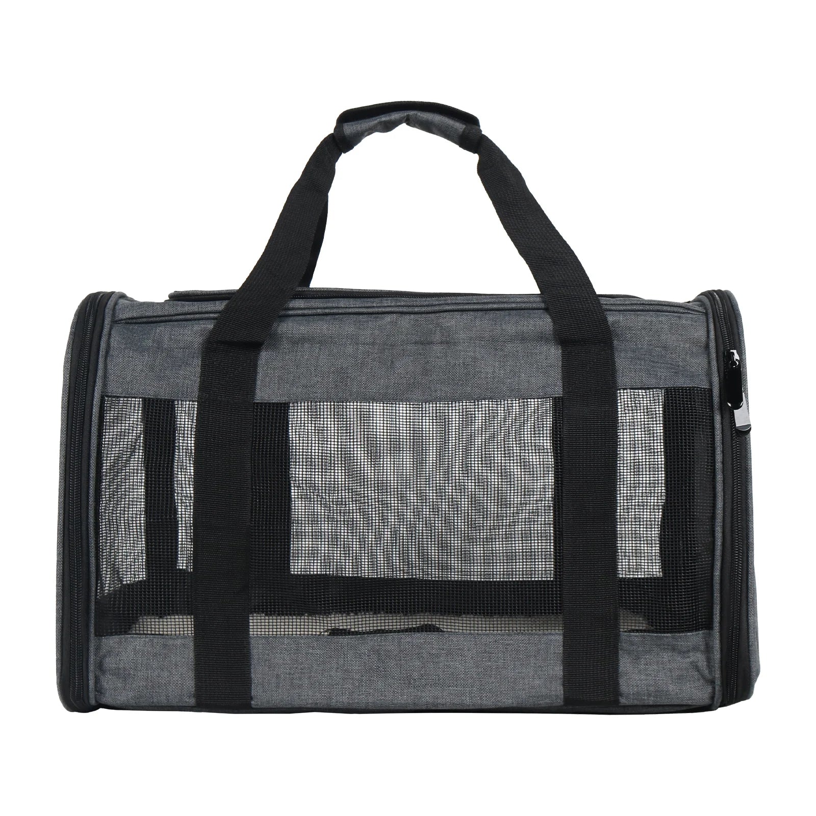 Airline Approved Eco-Friendly Oxford Material Collapsible Soft Sided Travel Pet Carrier Zipper Closure Small Medium Dogs Cats