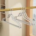 Thick Lightweight Aluminum Hook Hanger New Light Luxury Plastic Seamless Non-slip Clothing Store