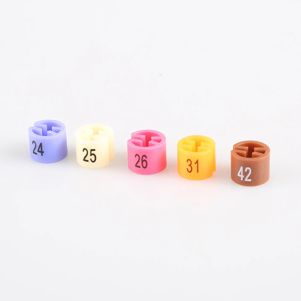 Colored Custom Plastic Round Garment Size Marker Divider