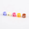 Colored Custom Plastic Round Garment Size Marker Divider