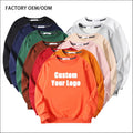 Manufacturer OEM Print Crew Neck SweatshirtWomen Custom Plain Print Blank Crewneck Sweatshirt Hoodie