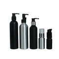 empty cosmetic 30ml 50ml 100ml 250ml aluminum fragrance oil bottles with lotion pump for hand soap