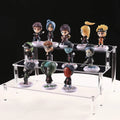 Countertop 3 4 Step Pop Figures Riser Stand Shelf Tiered Display Stand Acrylic Action Figure Display Rack